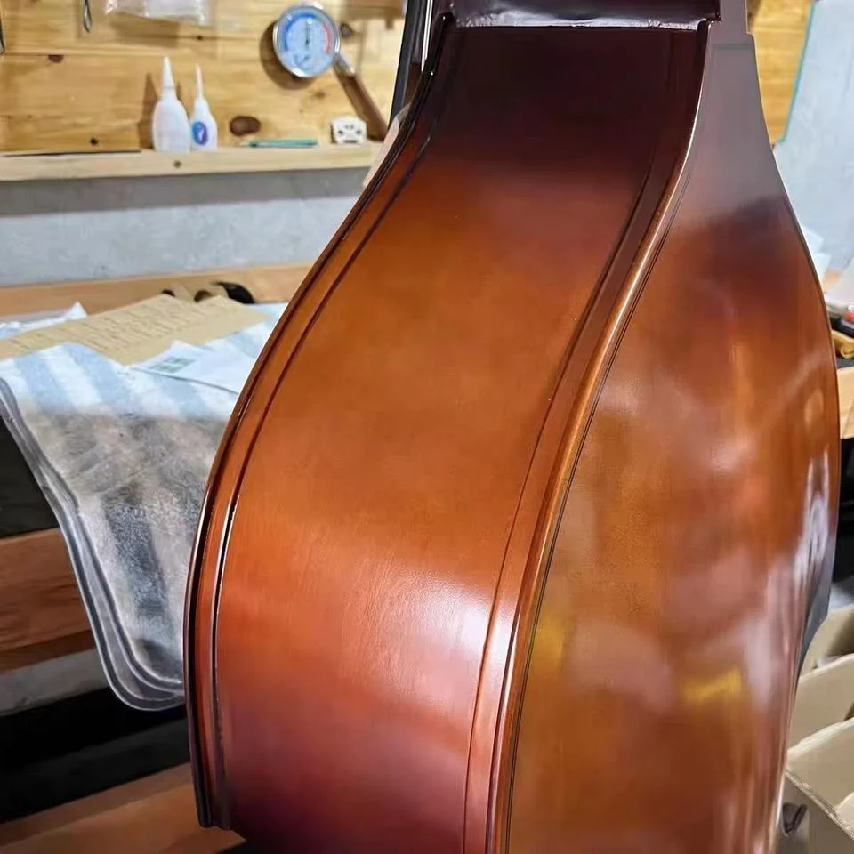 Laminated Hardwood Student Double Bass with Bow & Bag